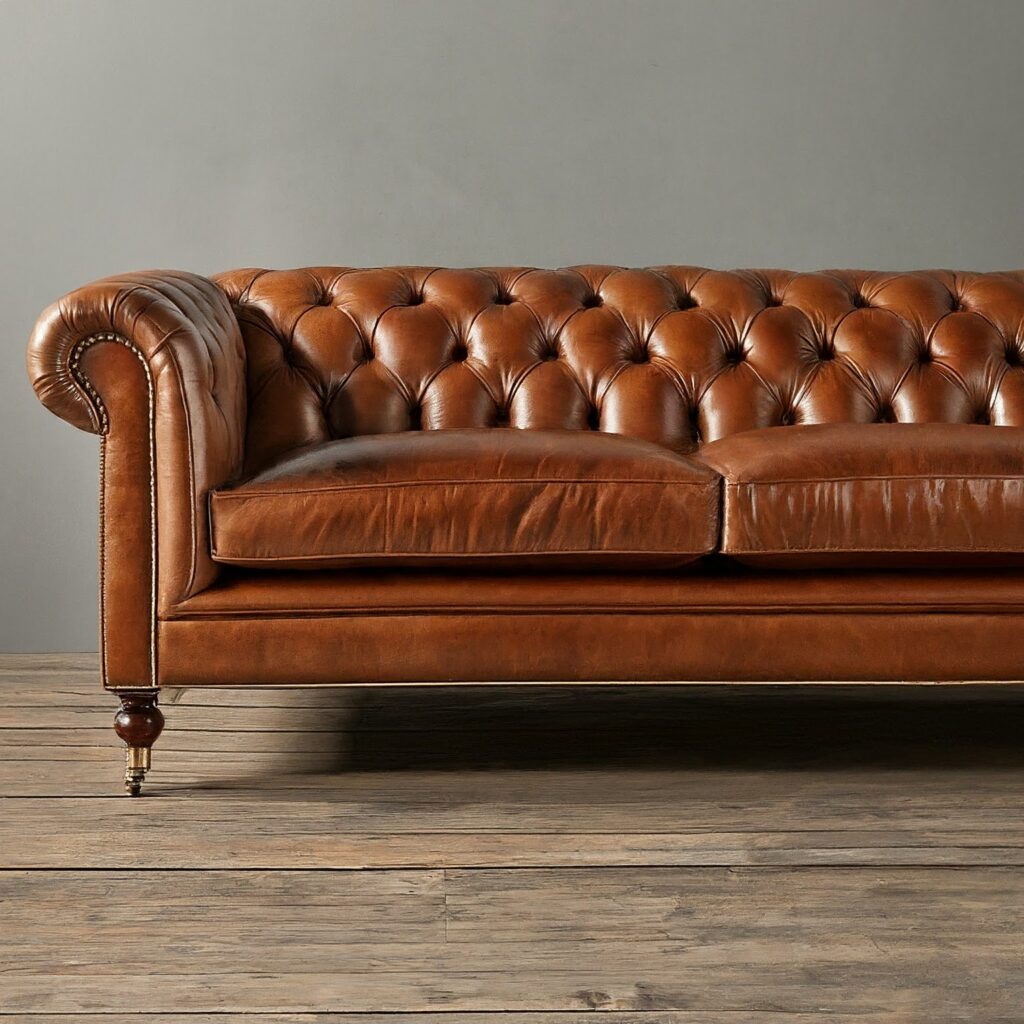 Italian Leather Sofa in Bangalore - Homestory